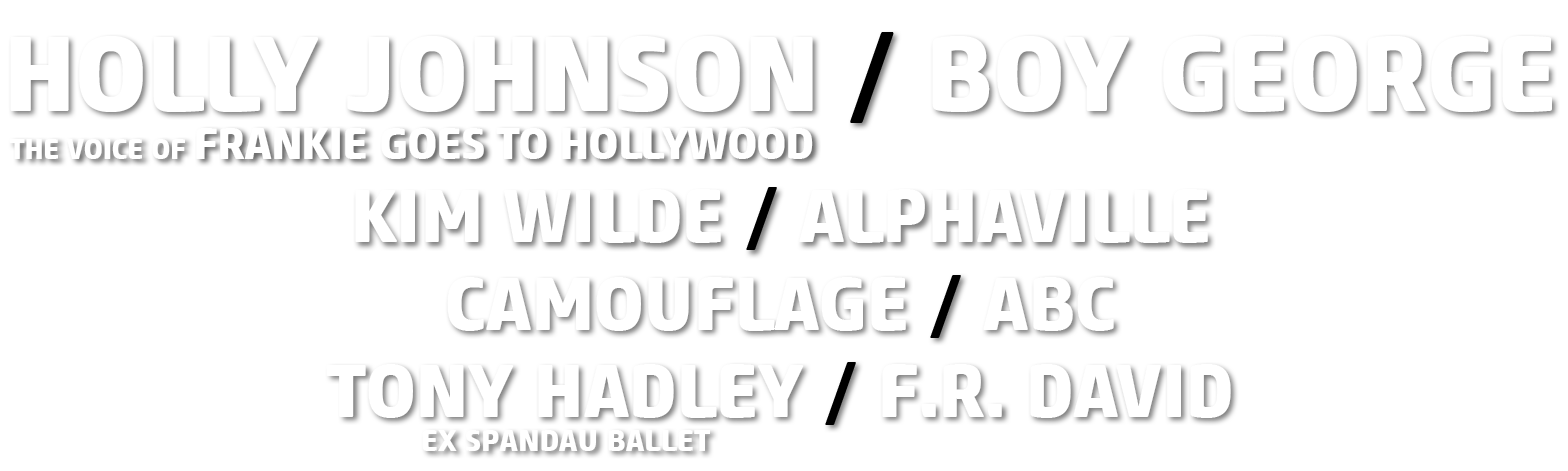 Line-up 80er-live auf Schalke